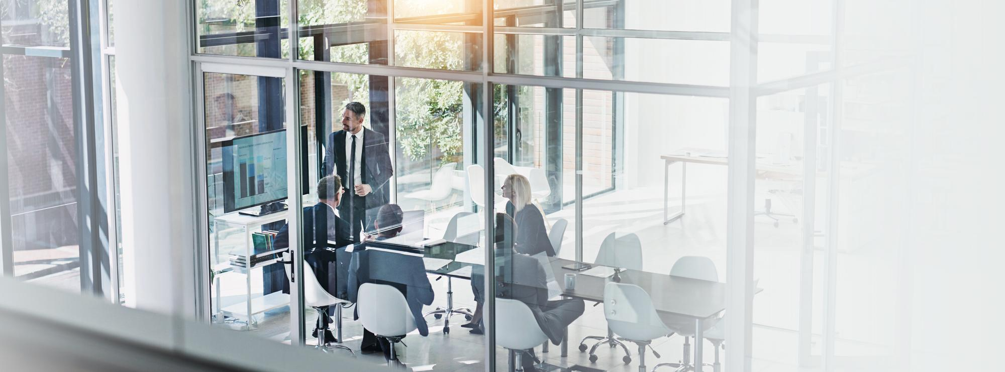 Modern law office interior in Stoney Creek, Ontario